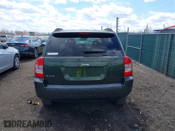 2007 Jeep Compass Sport with VIN 1J8FF47W17D585046, listed as a IAAI auction lot 41866995 with 148,196 mi miles. Bid and sale history available at carsss.com. Image 16.