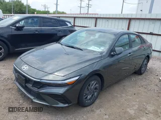 2024 Hyundai Elantra SEL with VIN KMHLM4DG9RU787905, listed as a IAAI auction lot 42157913 with 23,122 mi miles. Bid and sale history available at carsss.com. Image 2.