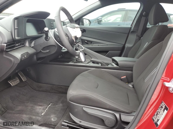 2025 Hyundai Elantra SEL Sport with VIN KMHLM4DG5SU896982, listed as a Copart auction lot 47922925 with 2,027 mi miles and Salvage Title. Bid and sale history available at carsss.com. Image 7.