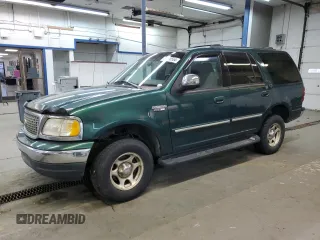 1999 Ford Expedition XLT z VIN 1FMRU1869XLA08807, wystawiony jako Copart lot #82480554 z przebiegiem 219 622 mil mil oraz Czysty tytuł • Clean title. Historia ofert i sprzedaży dostępna na DreamBid. Obrazek 1.