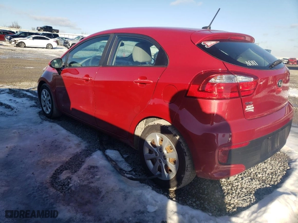 2017 Kia Rio 5-Door LX with VIN KNADM5A35H6006958, listed as a Copart auction lot 87903025 with 104,221 mi miles and Salvage Title. Bid and sale history available at carsss.com. Image 2.