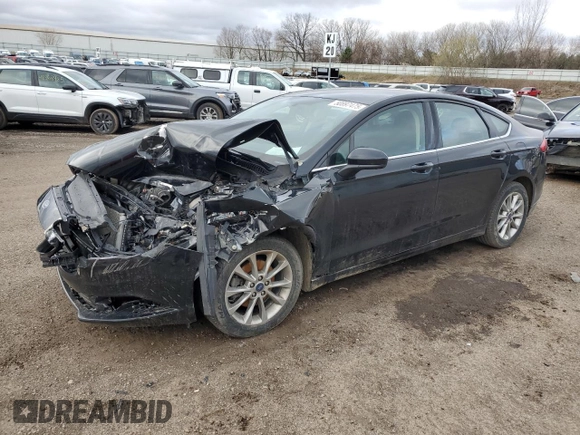 2017 Ford Fusion SE with VIN 3FA6P0H7XHR321472, listed as a Copart auction lot 50897475 with 0 mi miles and Clean Title. Bid and sale history available at carsss.com. Image 1.