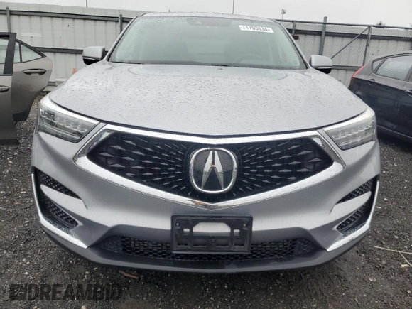 2021 Acura RDX w/Technology Package with VIN 5J8TC2H54ML002369, listed as a Copart auction lot 71703634 with 34,043 mi miles and Salvage Title. Bid and sale history available at carsss.com. Image 5.