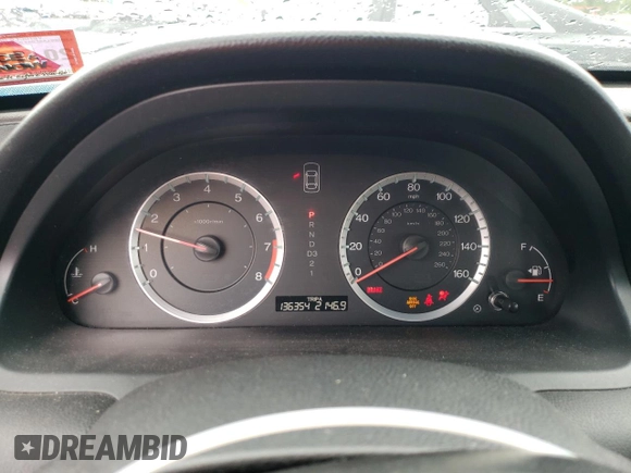 2011 Honda Accord LX z VIN 1HGCP2F34BA014343, wystawiony jako Copart lot #56515995 z przebiegiem 136 354 mil mil oraz Szkoda całkowita • Salvage title. Historia ofert i sprzedaży dostępna na DreamBid. Obrazek 9.
