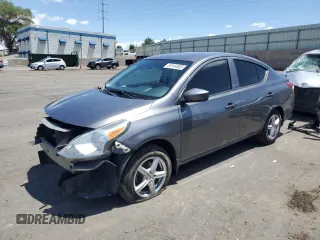 2017 Nissan Versa S Plus with VIN 3N1CN7AP9HL865490, listed as a Copart auction lot 59144865 with 98,181 mi miles and Salvage title. Bid and sale history available at DreamBid. Image 1.