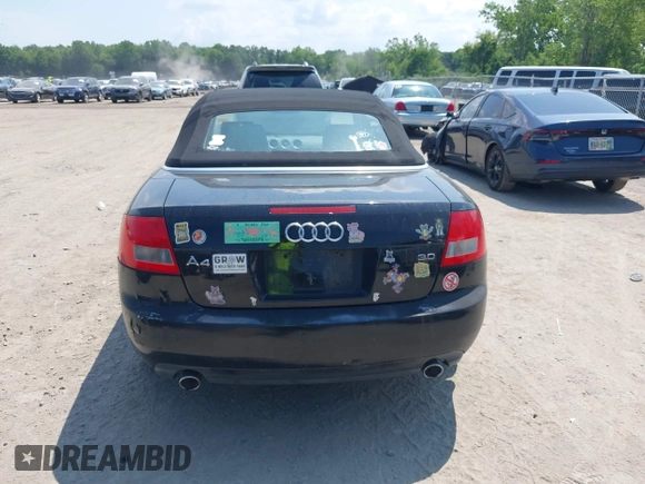 2004 Audi A4 3.0L with VIN WAUAT48H54K016361, listed as a IAAI auction lot 42597566 with 101,128 mi miles and . Bid and sale history available at DreamBid. Image 16.