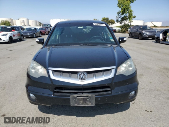2009 Acura RDX Technology with VIN 5J8TB18539A004789, listed as a Copart auction lot 59230885 with 124,232 mi miles and Salvage title. Bid and sale history available at DreamBid. Image 5.
