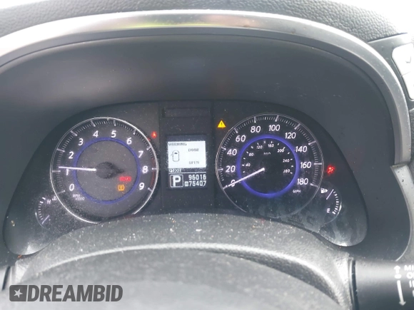2013 Infiniti FX with VIN JN8CS1MU8DM141556, listed as a IAAI auction lot 41536047 with 96,016 mi miles and . Bid and sale history available at DreamBid. Image 7.