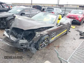 2013 Mercedes-Benz SL-Class SL 550 with VIN WDDJK7DA0DF014127, listed as a IAAI auction lot 41570709 with 1 mi miles. Bid and sale history available at carsss.com. Image 2.