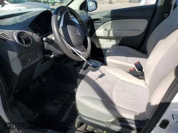 2019 Mitsubishi Mirage ES z VIN ML32F3FJ0KHF16278, wystawiony jako Copart lot #52785655 z przebiegiem 57 873 mil mil oraz Szkoda całkowita • Salvage title. Historia ofert i sprzedaży dostępna na DreamBid. Obrazek 7.