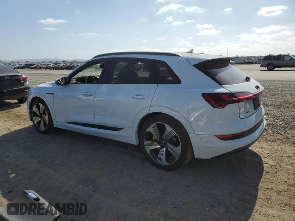 2023 Audi e-tron Premium Plus with VIN WA1LAAGEXPB011100, listed as a Copart auction lot 54008815 with Not provided miles and Salvage title. Bid and sale history available at DreamBid. Image 2.