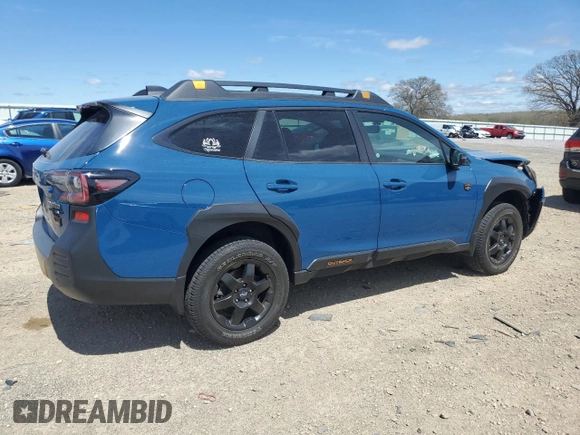 2022 Subaru Outback Wilderness with VIN 4S4BTGUD0N3272619, listed as a Copart auction lot 54585105 with 39,344 mi miles and Salvage title. Bid and sale history available at DreamBid. Image 3.