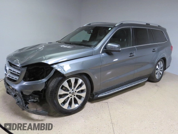 2019 Mercedes-Benz GLS 450 with VIN 4JGDF6EE8KB237779, listed as a Copart auction lot 72995084 with 55,708 mi miles and Salvage Title. Bid and sale history available at DreamBid. Image 2.