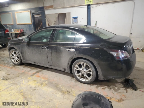 2012 Nissan Maxima 3.5 S with VIN 1N4AA5AP3CC856718, listed as a Copart auction lot 46219245 with 140,563 mi miles and Salvage Title. Bid and sale history available at carsss.com. Image 2.