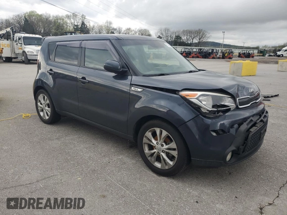 2015 Kia Soul + with VIN KNDJP3A55F7145983, listed as a Copart auction lot 51609695 with 182,038 mi miles and Salvage Title. Bid and sale history available at carsss.com. Image 4.