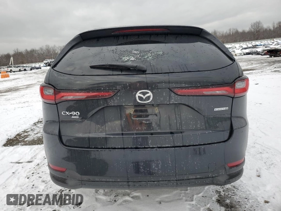 2024 Mazda CX-90 Preferred Plus with VIN JM3KKCHD1R1139175, listed as a Copart auction lot 87477784 with 14,448 mi miles and Salvage Title. Bid and sale history available at DreamBid. Image 6.