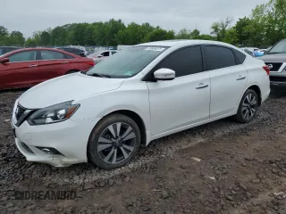 2018 Nissan Sentra S with VIN 3N1AB7AP8JY256044, listed as a Copart auction lot 55600075 with 58,963 mi miles and Salvage Title. Bid and sale history available at DreamBid. Image 1.