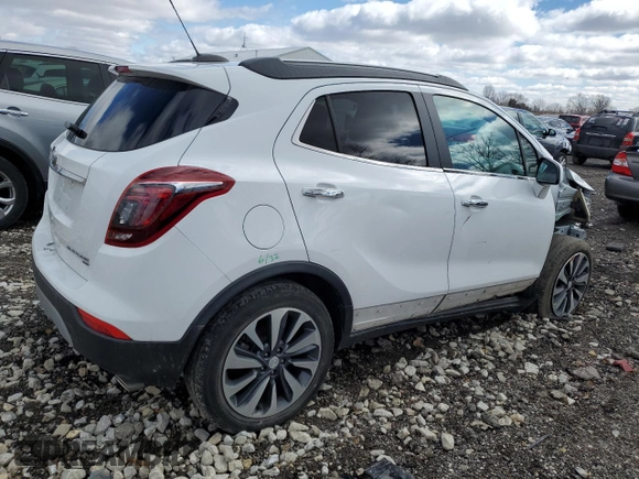 2021 Buick Encore Preferred with VIN KL4CJESB5MB352257, listed as a Copart auction lot 47042855 with 47,328 mi miles and Salvage Title. Bid and sale history available at carsss.com. Image 3.