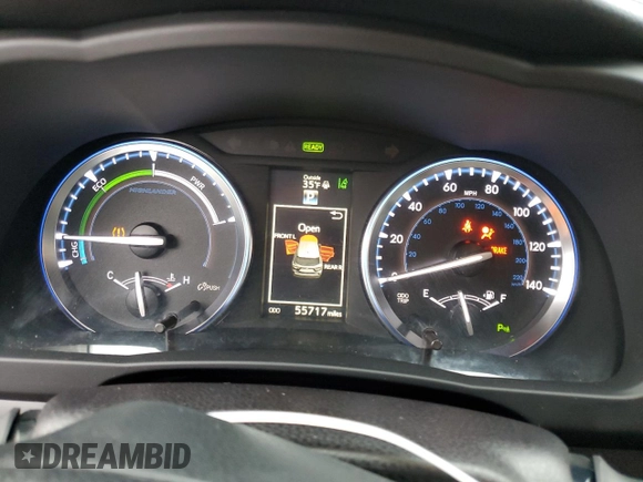 2015 Toyota Highlander Hybrid Limited with VIN 5TDDCRFH1FS012786, listed as a Copart auction lot 88916045 with 55,717 mi miles and Salvage Title. Bid and sale history available at carsss.com. Image 9.