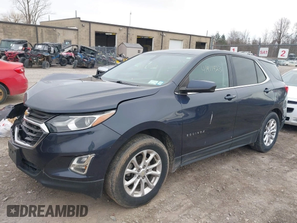 2018 Chevrolet Equinox LT with VIN 3GNAXJEV2JL293664, listed as a IAAI auction lot 41911923 with 105,057 mi miles and . Bid and sale history available at DreamBid. Image 18.