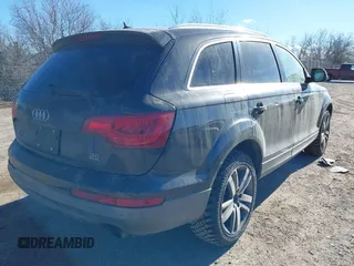 2010 Audi Q7 Premium Plus with VIN WA1LYAFE7AD003383, listed as a IAAI auction lot 41346755 with 264,576 mi miles and . Bid and sale history available at DreamBid. Image 4.