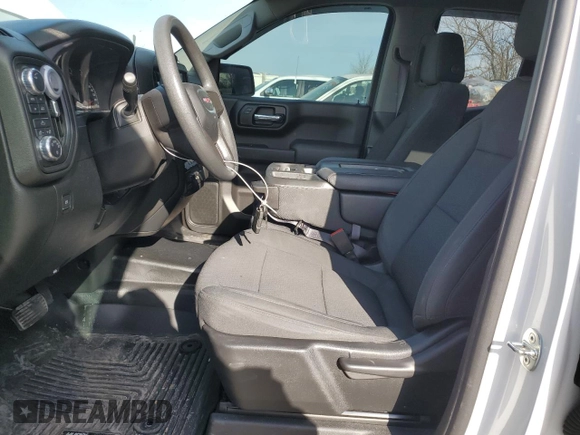 2021 GMC Sierra 1500 with VIN 1GTR9AEK3MZ360815, listed as a Copart auction lot 48519405 with 30,310 mi miles and Salvage Title. Bid and sale history available at DreamBid. Image 7.