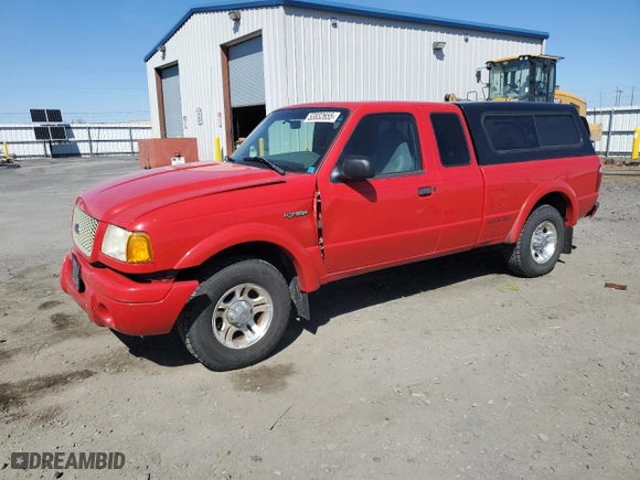 2002 Ford Ranger XL with VIN 1FTYR14U32PB51548, listed as a Copart auction lot 53832655 with 142,662 mi miles and Salvage Title. Bid and sale history available at carsss.com. Image 1.