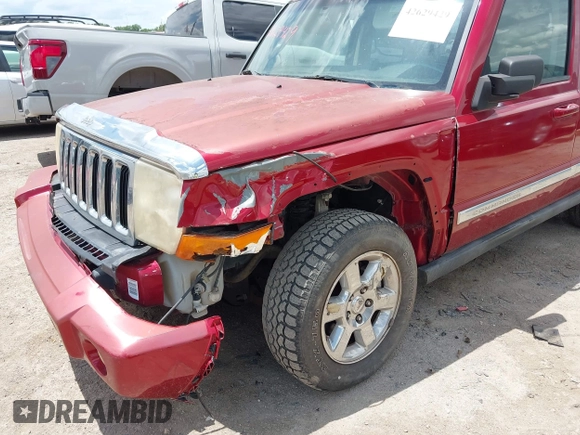 2006 Jeep Commander Limited с VIN 1J8HH58N16C140132, выставлен на аукционе IAAI как лот 42629429 с пробегом 229 586 миль миль и . История ставок и продаж доступна на DreamBid. Изображение 6.