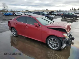 2013 Lexus IS 250 with VIN JTHBF5C24D5190703, listed as a Copart auction lot 86897944 with Not Provided miles and Salvage Title. Bid and sale history available at DreamBid. Image 4.