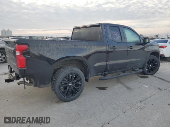2020 Chevrolet Silverado 1500 Custom with VIN 1GCRWBEF9LZ258712, listed as a Copart auction lot 42992025 with 61,300 mi miles and Salvage Title. Bid and sale history available at carsss.com. Image 3.