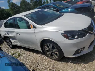 2017 Nissan Sentra SV with VIN 3N1AB7AP0HY322354, listed as a Copart auction lot 54161465 with 82,340 mi miles and Salvage Title. Bid and sale history available at DreamBid. Image 4.
