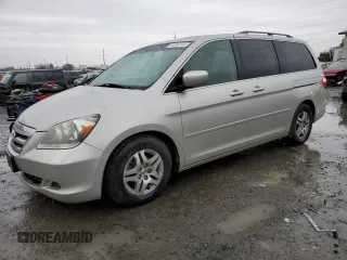 2006 Honda Odyssey EX-L with VIN 5FNRL38766B009801, listed as a Copart auction lot 84966144 with 288,064 mi miles and Salvage Title. Bid and sale history available at carsss.com. Image 1.