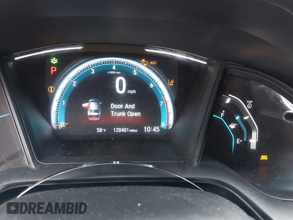 2017 Honda Civic Sedan LX with VIN 19XFC2F68HE212205, listed as a IAAI auction lot 41527843 with 128,401 mi miles. Bid and sale history available at carsss.com. Image 15.