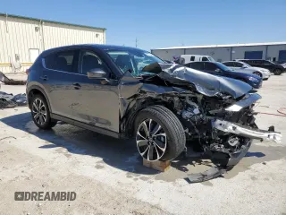 2022 Mazda CX-5 2.5 S Premium Plus Package with VIN JM3KFBEM9N0526771, listed as a Copart auction lot 48773245 with 0 mi miles and Salvage Title. Bid and sale history available at carsss.com. Image 4.