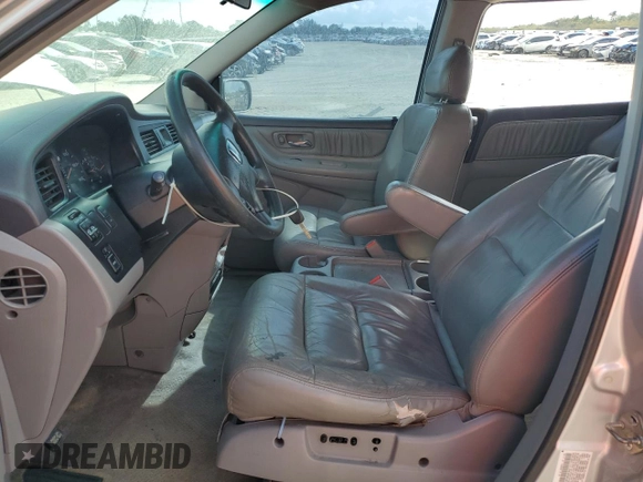 2004 Honda Odyssey EX-L with VIN 5FNRL18074B012405, listed as a Copart auction lot 45817425 with 275,855 mi miles and Salvage title. Bid and sale history available at DreamBid. Image 7.