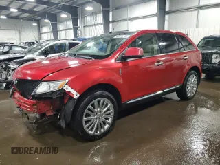 2011 Lincoln MKX z VIN 2LMDJ8JK0BBJ02297, wystawiony jako Copart lot #43554415 z przebiegiem 150 981 mil mil oraz Szkoda całkowita • Salvage title. Historia ofert i sprzedaży dostępna na DreamBid. Obrazek 1.