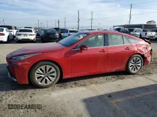 2021 Toyota Mirai XLE with VIN JTDAAAAA2MA003464, listed as a Copart auction lot 45324385 with 23,289 mi miles and Salvage Title. Bid and sale history available at carsss.com. Image 1.
