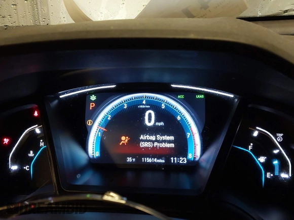 2020 Honda Civic LX z VIN 19XFC2F65LE030888, wystawiony jako IAAI lot #41609630 z przebiegiem 115 614 mil mil oraz . Historia ofert i sprzedaży dostępna na DreamBid. Obrazek 7.