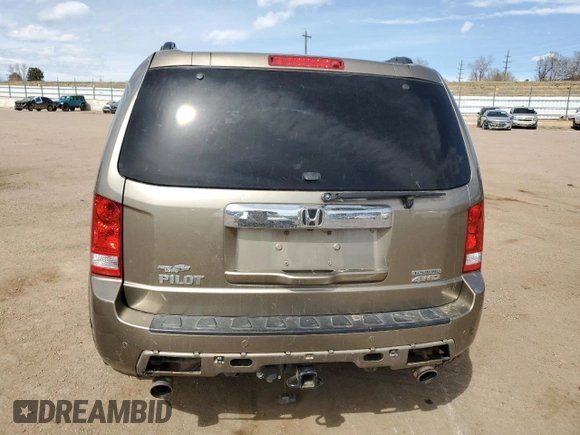 2011 Honda Pilot Touring with VIN 5FNYF4H92BB046932, listed as a Copart auction lot 49811465 with 176,295 mi miles and Salvage Title. Bid and sale history available at carsss.com. Image 6.