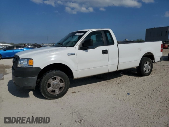 2007 Ford F-150 XL with VIN 1FTRF12237NA36210, listed as a Copart auction lot 53403445 with 153,202 mi miles and Clean Title. Bid and sale history available at carsss.com. Image 1.