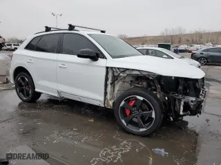 2019 Audi SQ5 Prestige with VIN WA1C4AFY5K2070969, listed as a Copart auction lot 48003065 with 51,499 mi miles and Salvage Title. Bid and sale history available at carsss.com. Image 4.