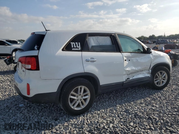 2015 Kia Sorento LX with VIN 5XYKT3A66FG659790, listed as a Copart auction lot 55306395 with 113,883 mi miles and Salvage Title. Bid and sale history available at DreamBid. Image 3.