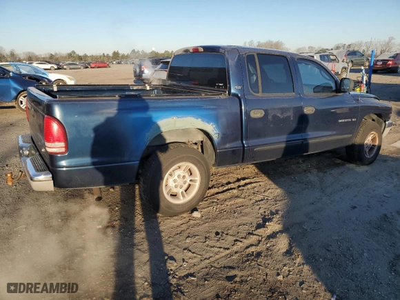 2000 Dodge Dakota Sport with VIN 1B7GL2AN5YS700737, listed as a Copart auction lot 85506424 with 211,304 mi miles and Clean Title. Bid and sale history available at carsss.com. Image 3.