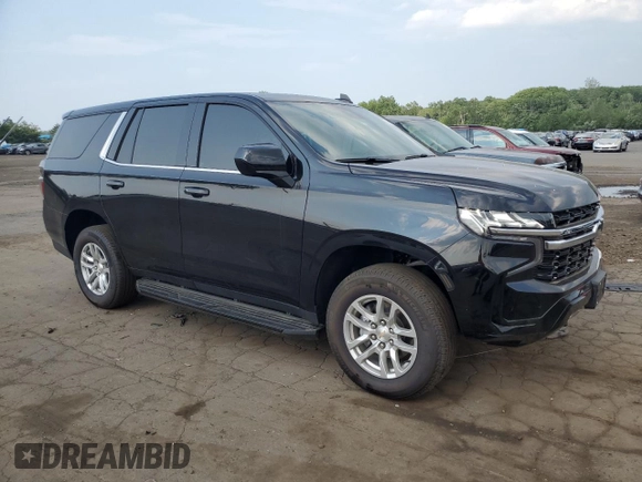 2023 Chevrolet Tahoe Commercial with VIN 1GNSKLED5PR319486, listed as a Copart auction lot 60391125 with 10,473 mi miles and Salvage title. Bid and sale history available at DreamBid. Image 4.