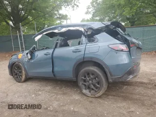2024 Honda HR-V Sport with VIN 3CZRZ2H53RM738937, listed as a Copart auction lot 55918195 with 37,970 mi miles and Salvage title. Bid and sale history available at DreamBid. Image 2.