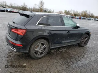 2018 Audi SQ5 Premium Plus with VIN WA1A4AFY9J2133075, listed as a Copart auction lot 48996535 with 0 mi miles and Salvage Title. Bid and sale history available at carsss.com. Image 3.