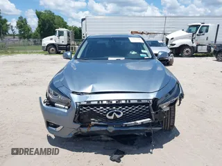 2018 Infiniti Q50 3.0t LUXE with VIN JN1EV7AP1JM361018, listed as a IAAI auction lot 39463706 with 45,648 mi miles. Bid and sale history available at carsss.com. Image 12.