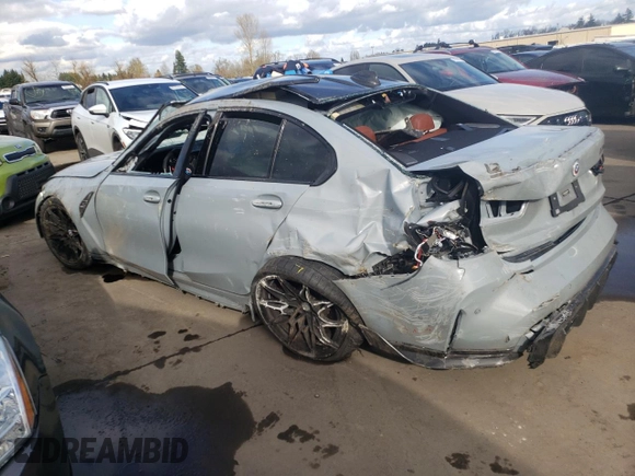 2022 BMW M3 Competition xDrive z VIN WBS43AY07NFM10293, wystawiony jako Copart lot #71593734 z przebiegiem Nie podano mil oraz Szkoda całkowita • Salvage title. Historia ofert i sprzedaży dostępna na DreamBid. Obrazek 2.