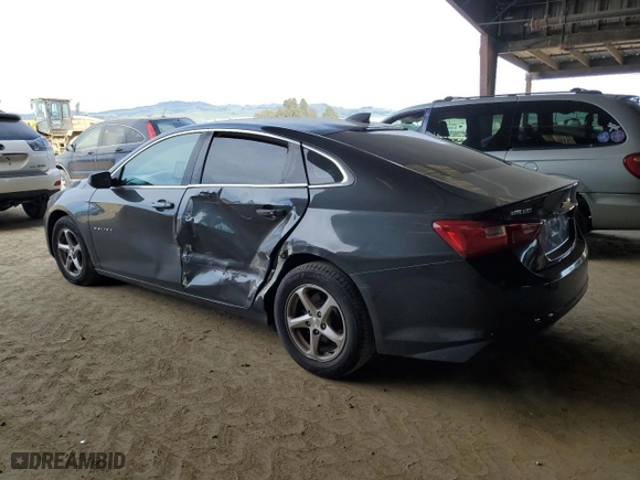 2017 Chevrolet Malibu LS with VIN 1G1ZB5ST0HF118055, listed as a Copart auction lot 49896155 with 92,036 mi miles and Salvage Title. Bid and sale history available at carsss.com. Image 2.