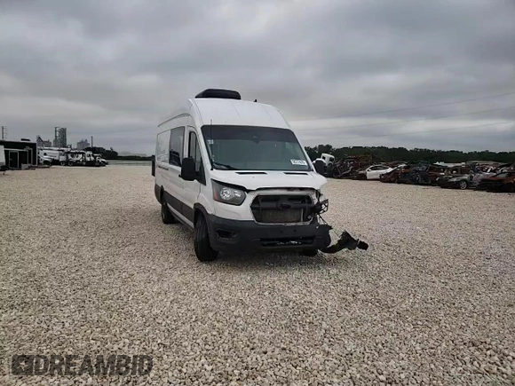 2021 Ford Transit Cargo with VIN 1FTBW3X85MKA89109, listed as a Copart auction lot 56777475 with Not provided miles and Salvage title. Bid and sale history available at DreamBid. Image 14.
